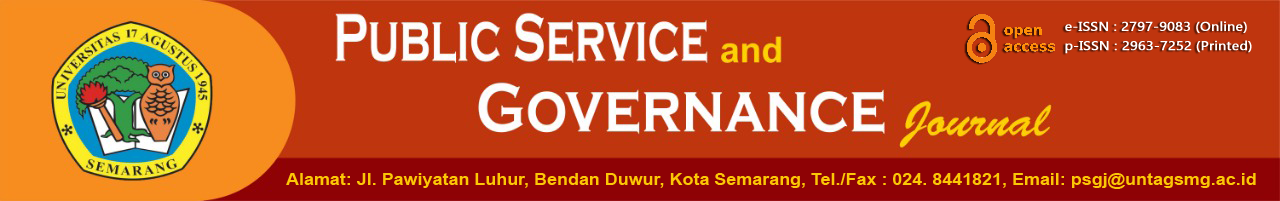Public Service and Governance Journal